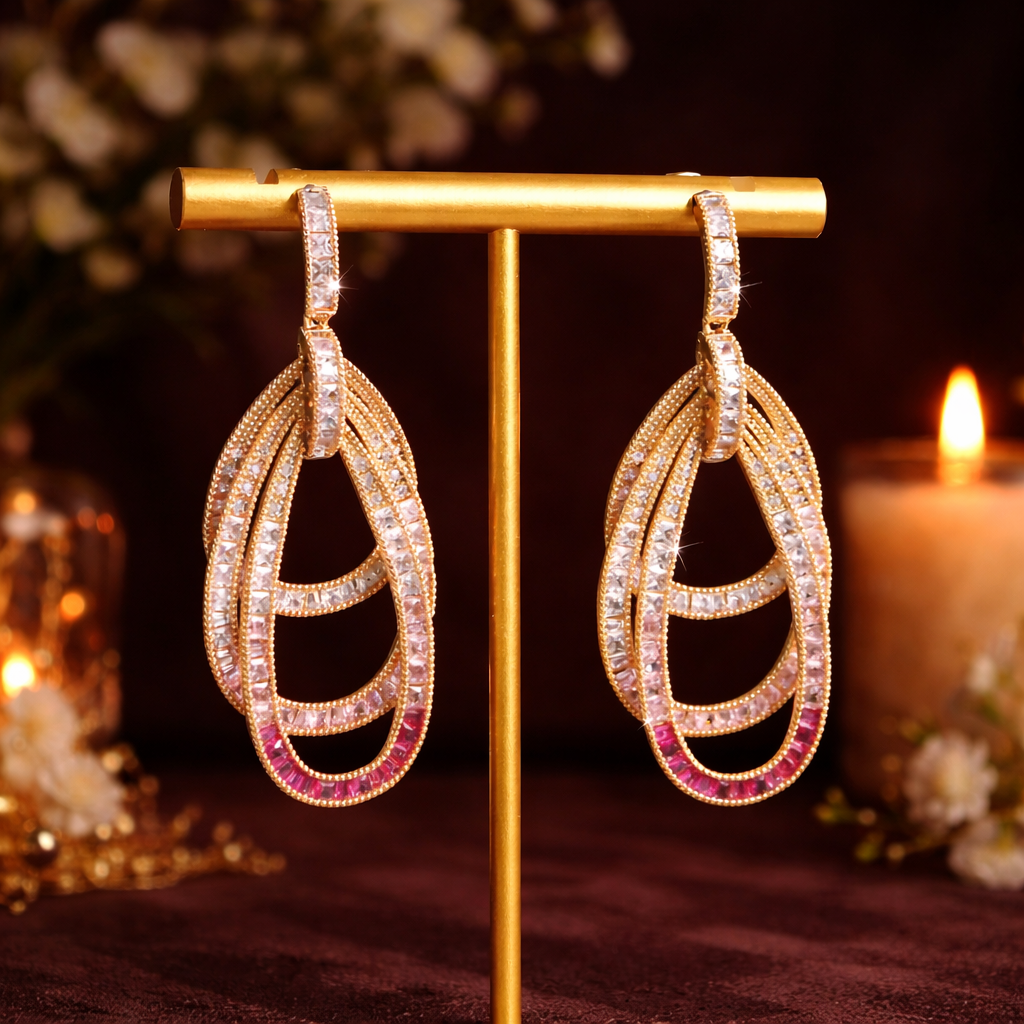 Gold Plated Zircon Multi-Layer  | Premium Gift Box - ₹1899