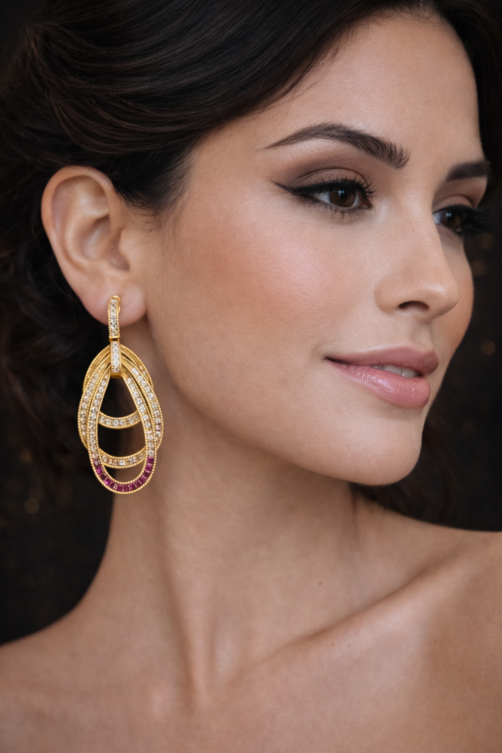 Gold Plated Zircon Multi-Layer  | Premium Gift Box - ₹1899