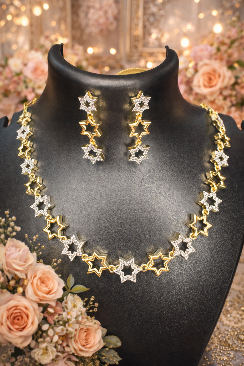 Sparkling American Diamond Jewellery Set – Anti-Tarnish |  ₹1999