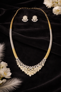 Golden Radiance CZ Necklace Set with Gift Box | Premium Gold Coated Jewellery | ₹ 2199
