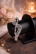Elegant American Diamond Multi-Layer Bracelet – Rhodium Plated | Premium Gift Box | ₹ 499