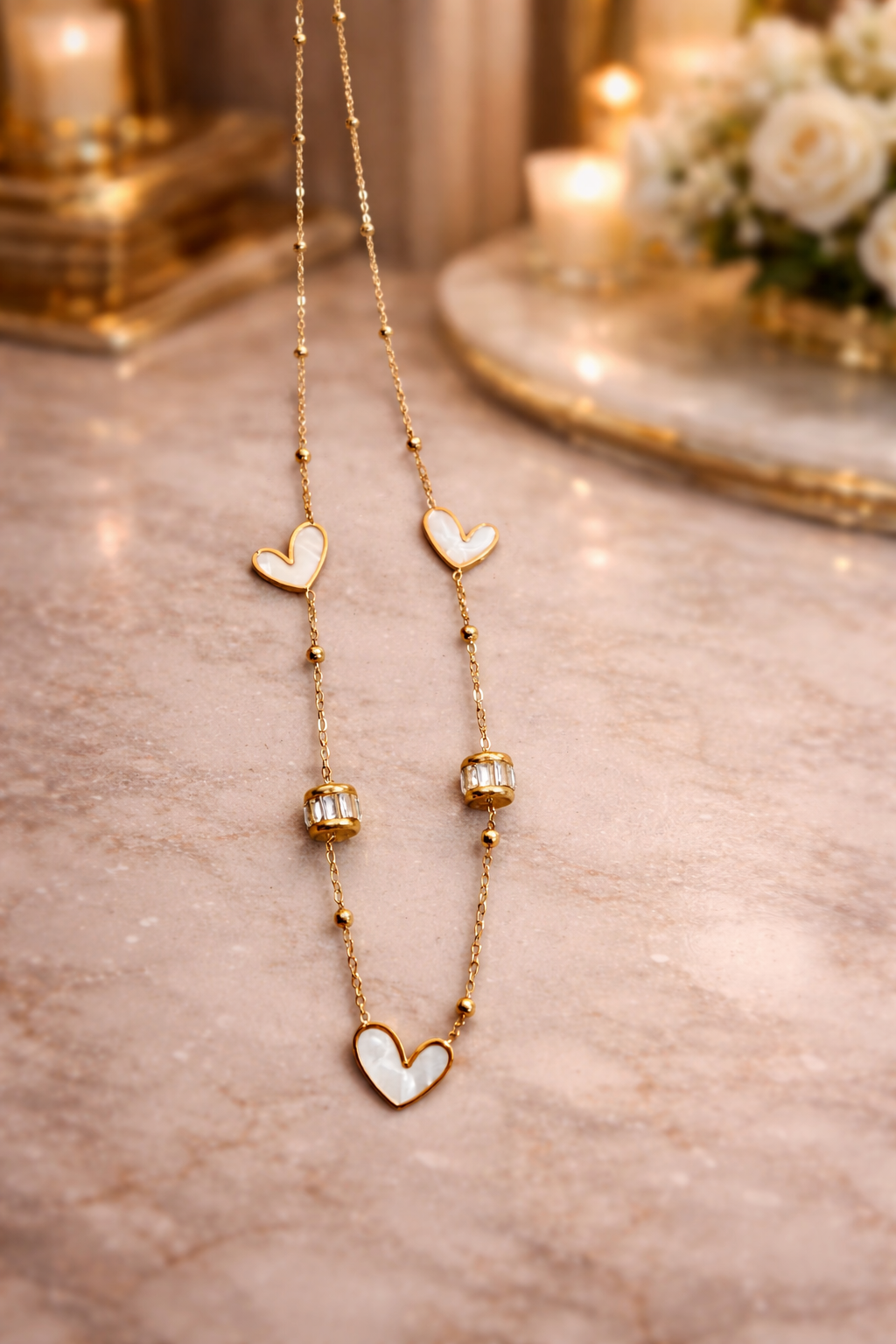 Golden Heart Luxe Anti-Tarnish Chain | 499