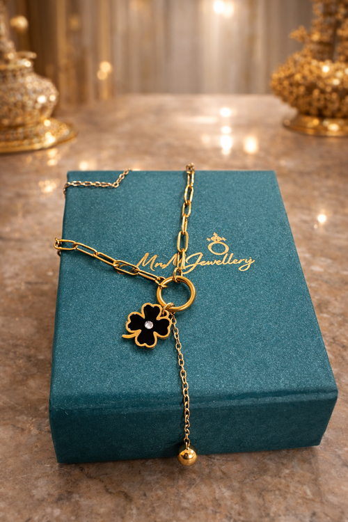 Clover Charm Luxe Gold Chain | ₹ 499