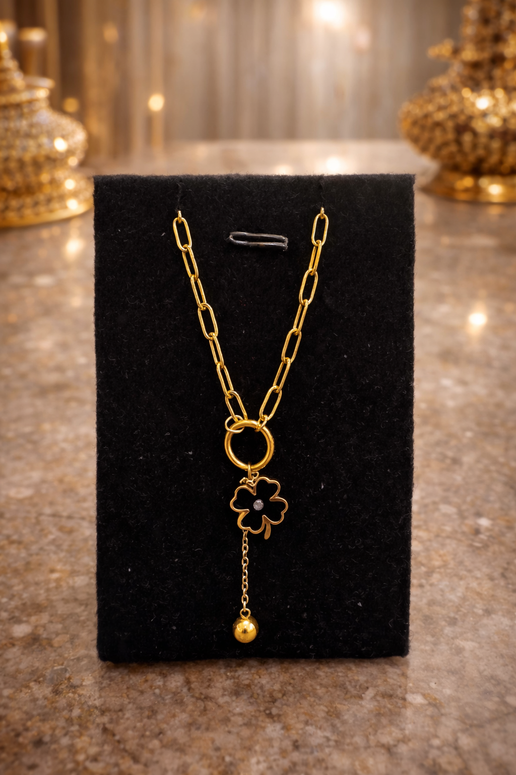 Clover Charm Luxe Gold Chain | ₹ 499