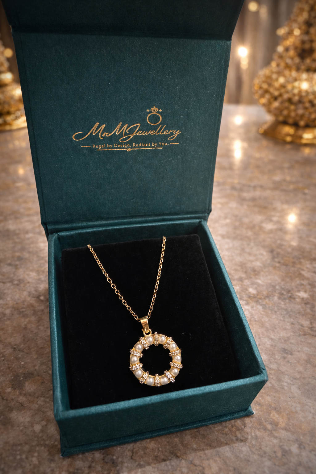 Pearl Halo Luxe Gold Chain | ₹ 499