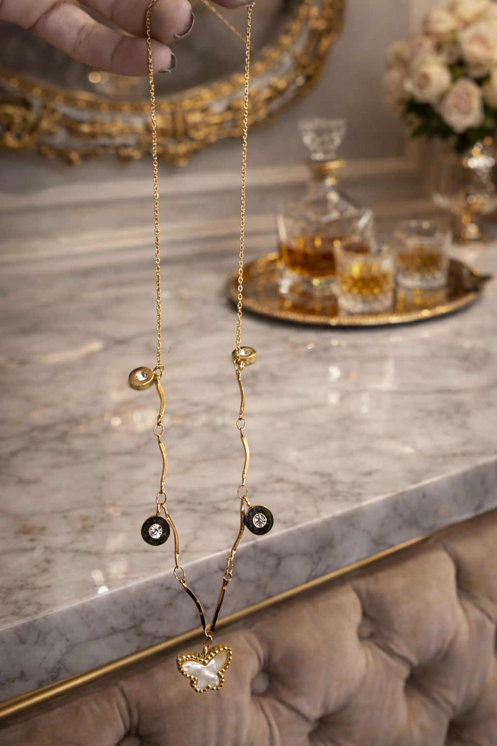 Butterfly Charm Luxe Chain – Gold Plated | ₹ 499