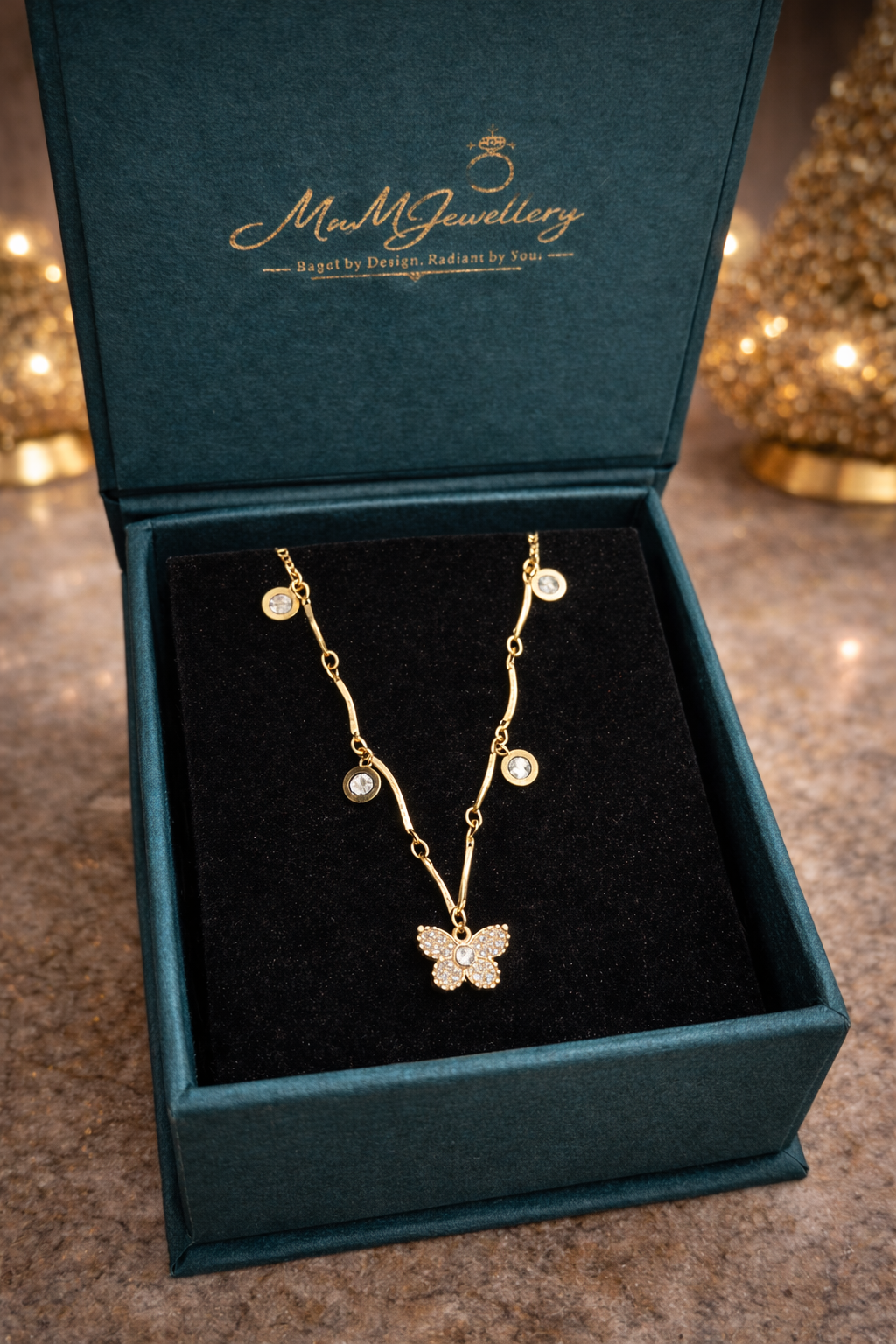 Butterfly Charm Luxe Chain – Gold Plated | ₹ 499