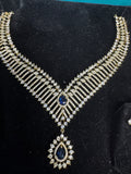 Royal Sapphire Luxe Necklace Set – Premium Edition | ₹ 2399