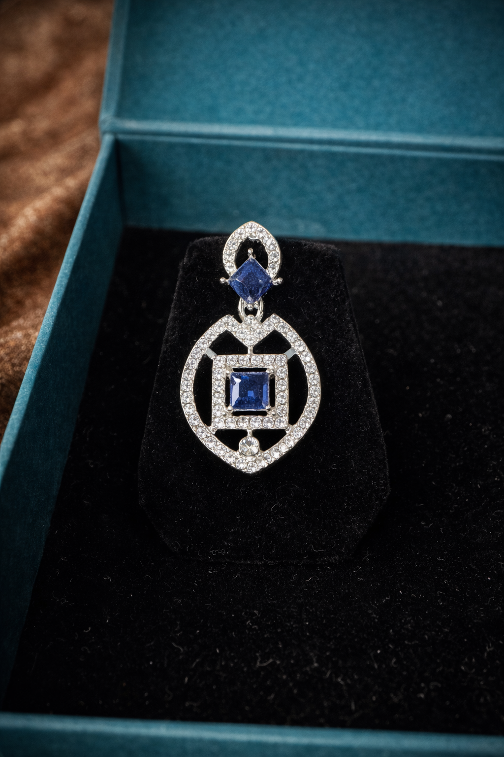 Sapphire Aura Luxe Set – Affordable Royal Elegance | ₹ 999